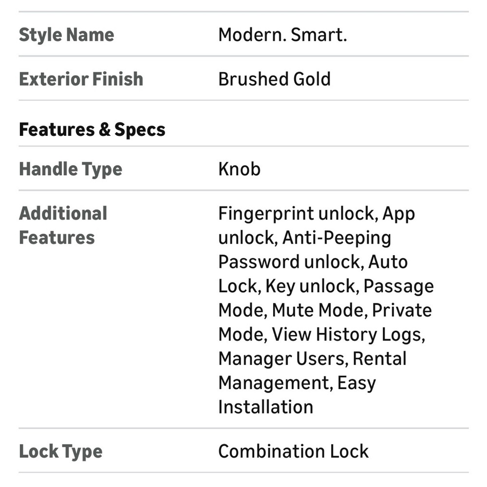Smart Door Knob w/ Keypad & Fingerprint | App Control Lock | K10 Plus - Picture 8 of 9